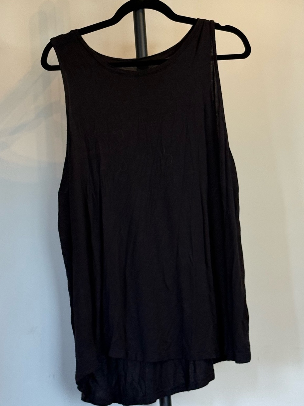 3/$10 Nine West Black Sleeveless Scoop-Neck Tank